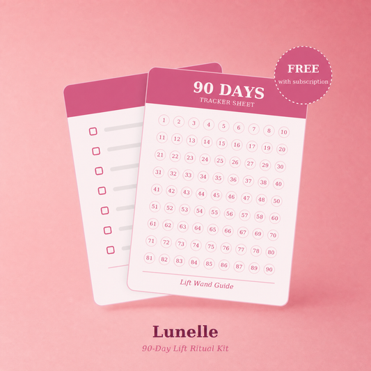 Lunelle Lift Wand Guide + 90-Day Tracker