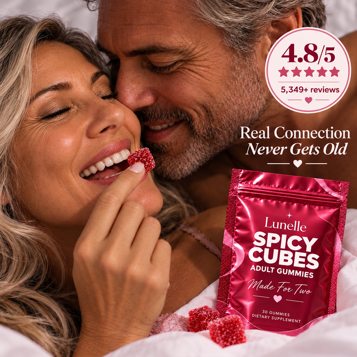 Spicy Cubes: #1 Rated Intimacy Gummy By 5300+ Couples